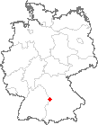 Karte Oettingen in Bayern